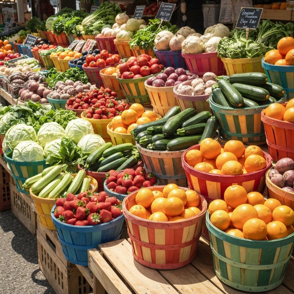 Seasonal fresh produce